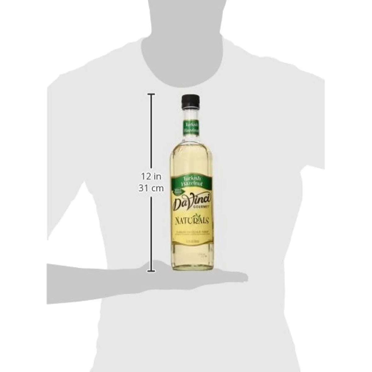 Gourmet Ounce Davinci Syrup, 23.67 Naturals Hazelnut, Turkish