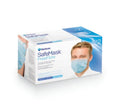 Level Masks Medicom 200415 ASTM Face 2 Blue 50/Bx Earloop SafeMask FreeFlow