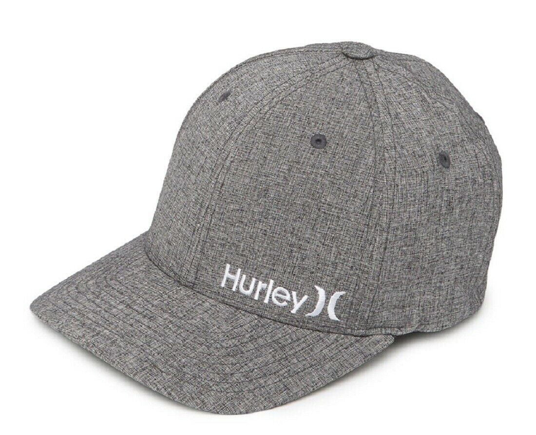 Textures Hurley Corp (Small/Medium, Fit Men's Cap Flex Light Hat Grey)