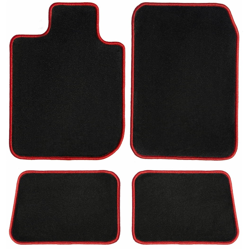 2014, Passenger Edging 2017 Custom - Carpet GGBAILEY Floor with Rear 2013, 2011, & BMW for Mats Fit / Car Mats Driver, 2012, 2016, Black Mats, 2015, Red X3
