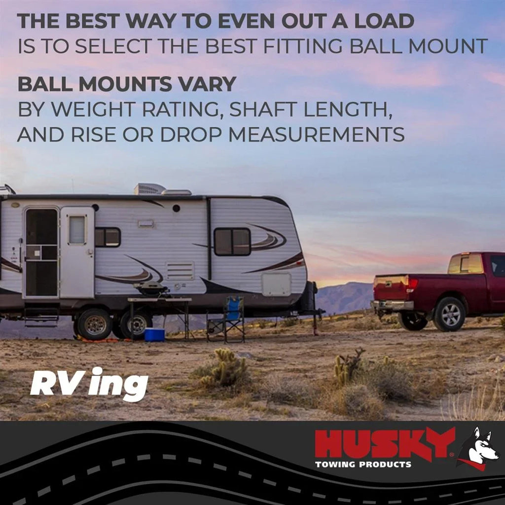 Receiver Trailer 2" Ball Towing Husky Hitch Mount 31363