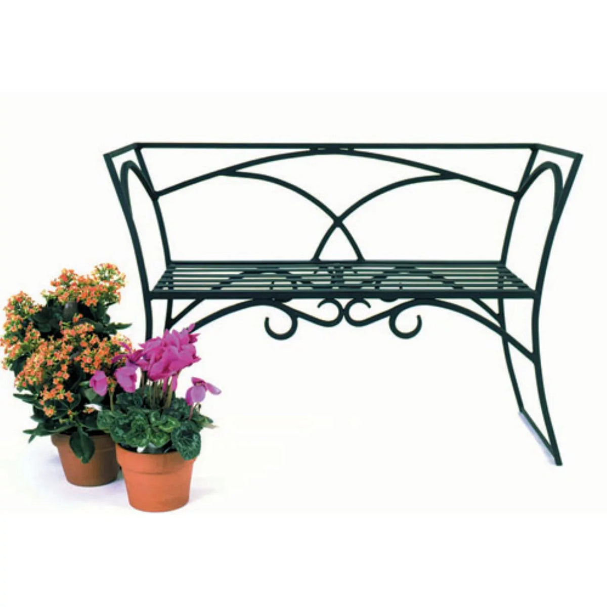 28''H x with x Bench Arbor Back 41''W 16''D Achla