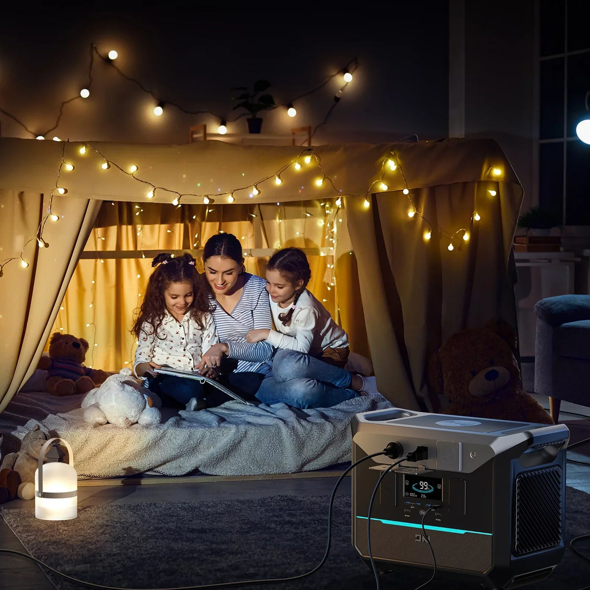 Travel LiFePO4 Station DaranEner 268.8Wh Power Supply 300W Backup Portable Battery NEO300 for Power by Anself,