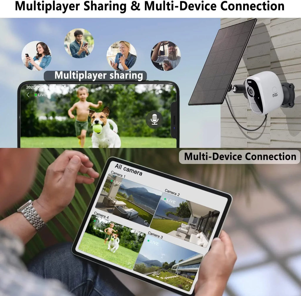 Magnetic Alarm WiFi Talk Siren 4MP Battery Storage Solar Waterproof Camera Cloud/SD IP66 Security Powered Camera Two-Way Motion Outdoor Wireless: YUNWEN PIR/AI Spotlight Detection