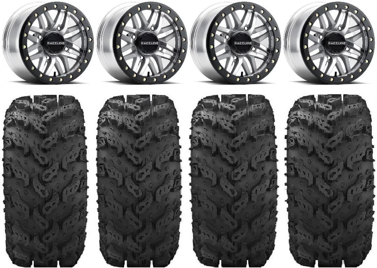 Mh Reptile Raceline FXT Wheels 30" Pro Bdlk 14" Mule Tires Ryno Kawasaki