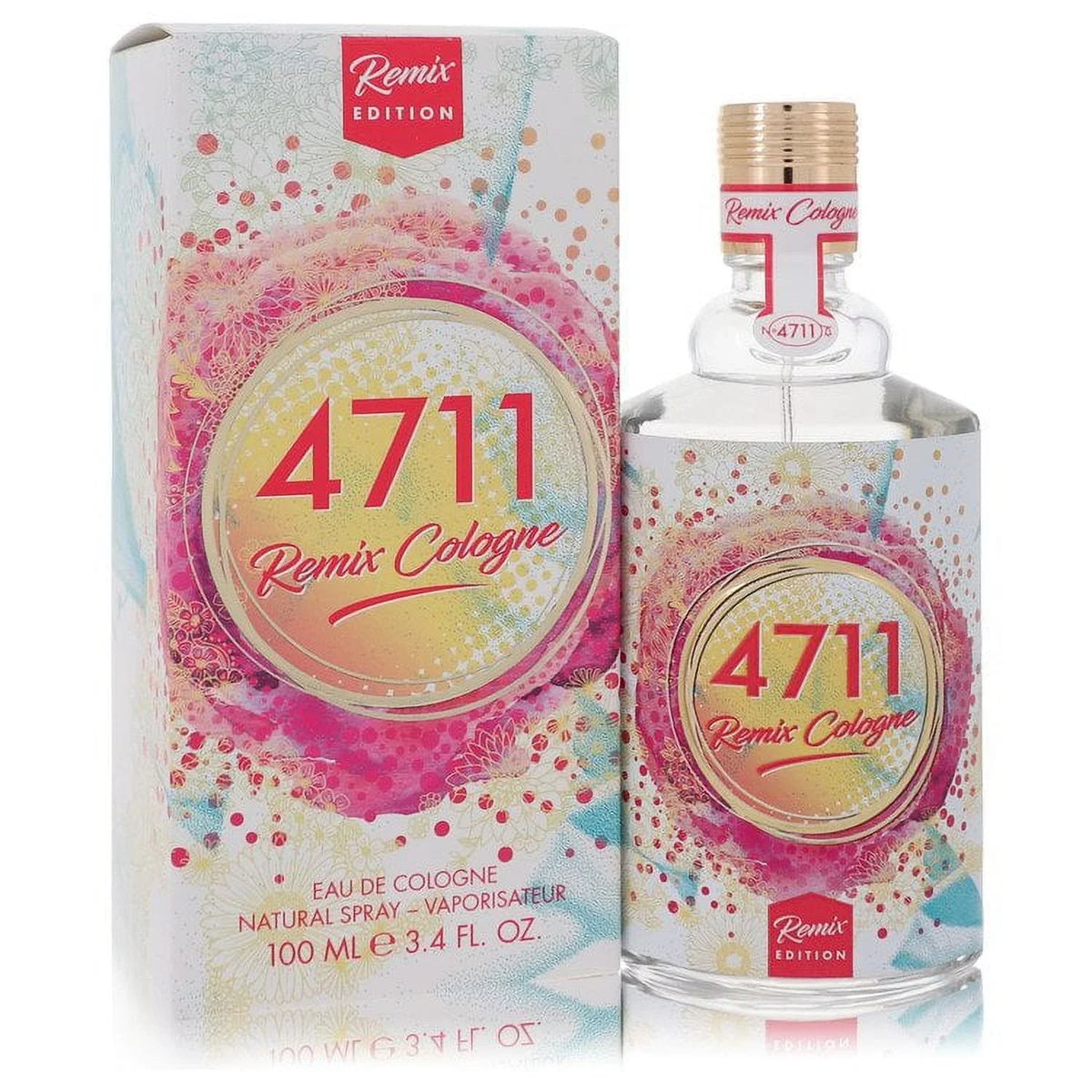 (Unisex) Neroli 4711 Cologne by Spray oz Remix for Women 4711 Eau 3.4 De