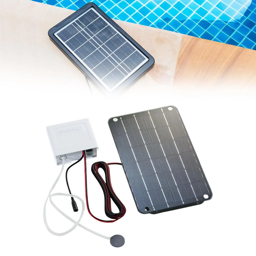 Solar Air Pump Pond Pump Solar Pump,Aquarium Eco Pond Air Hydroponics Aerator Silent Friendly,6V Oxygenator Solar jicheng for Powered
