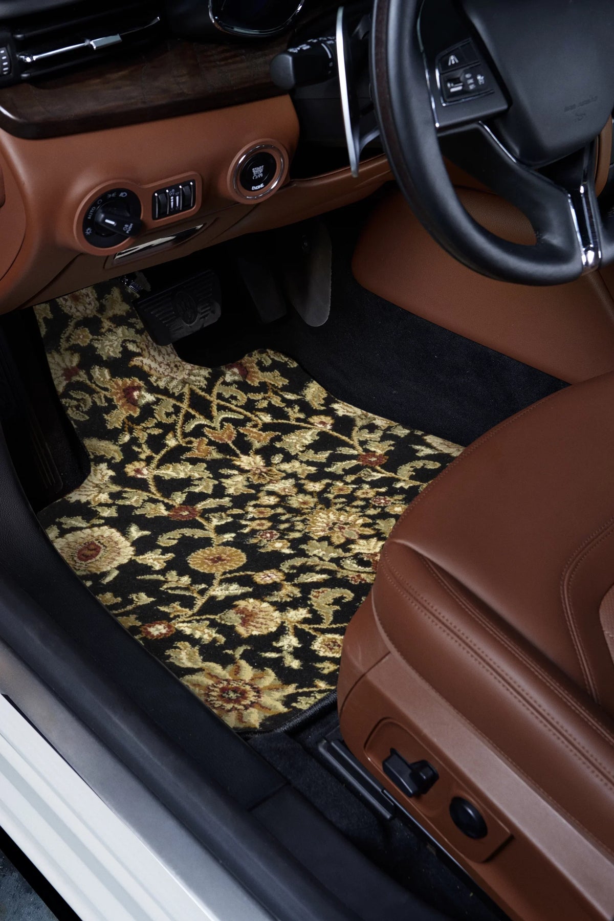 Honda Mat Carpet Custom Trunk GGBAILEY Fit 2018 for Mats, Accord Cargo / Car Oriental Car Black - Small