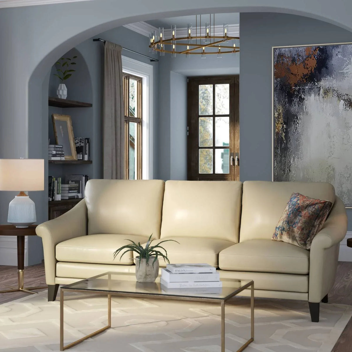 Modern Southwestern Genuine Homestock 1 Midcentury Sanctuary Sofa
