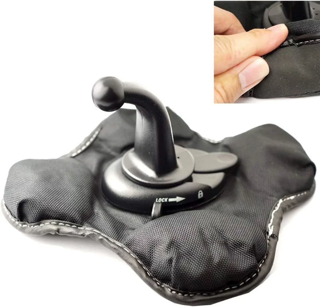 Exclusive Friction Mount Garmin StreetPilot Holder Dezl Navigator Garmin for GPS Drivesmart - Nuvi NonSkid Dashboard RV DriveLuxe Zumo Portable Driveassist for Drive Beanbag Friction Mount iSaddle