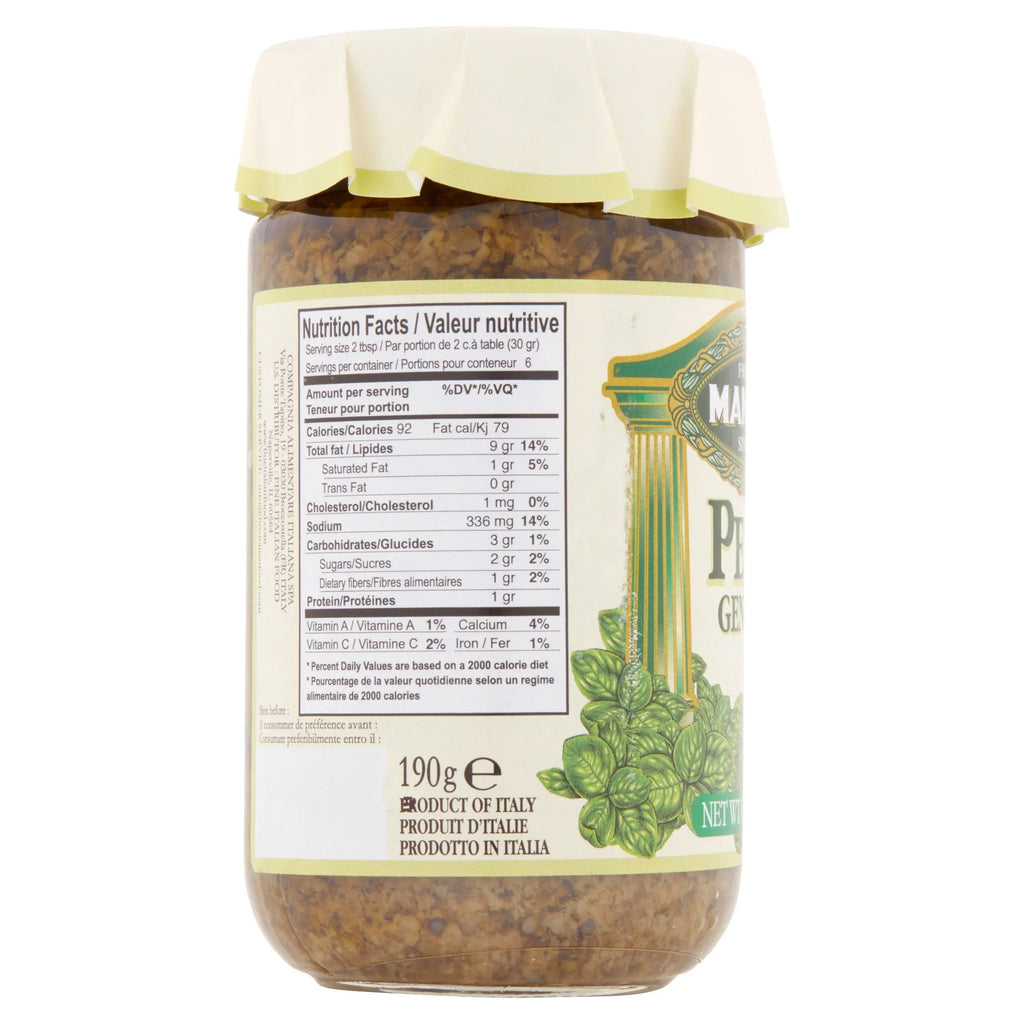 Pesto Mantova Genovese, 6.5 oz