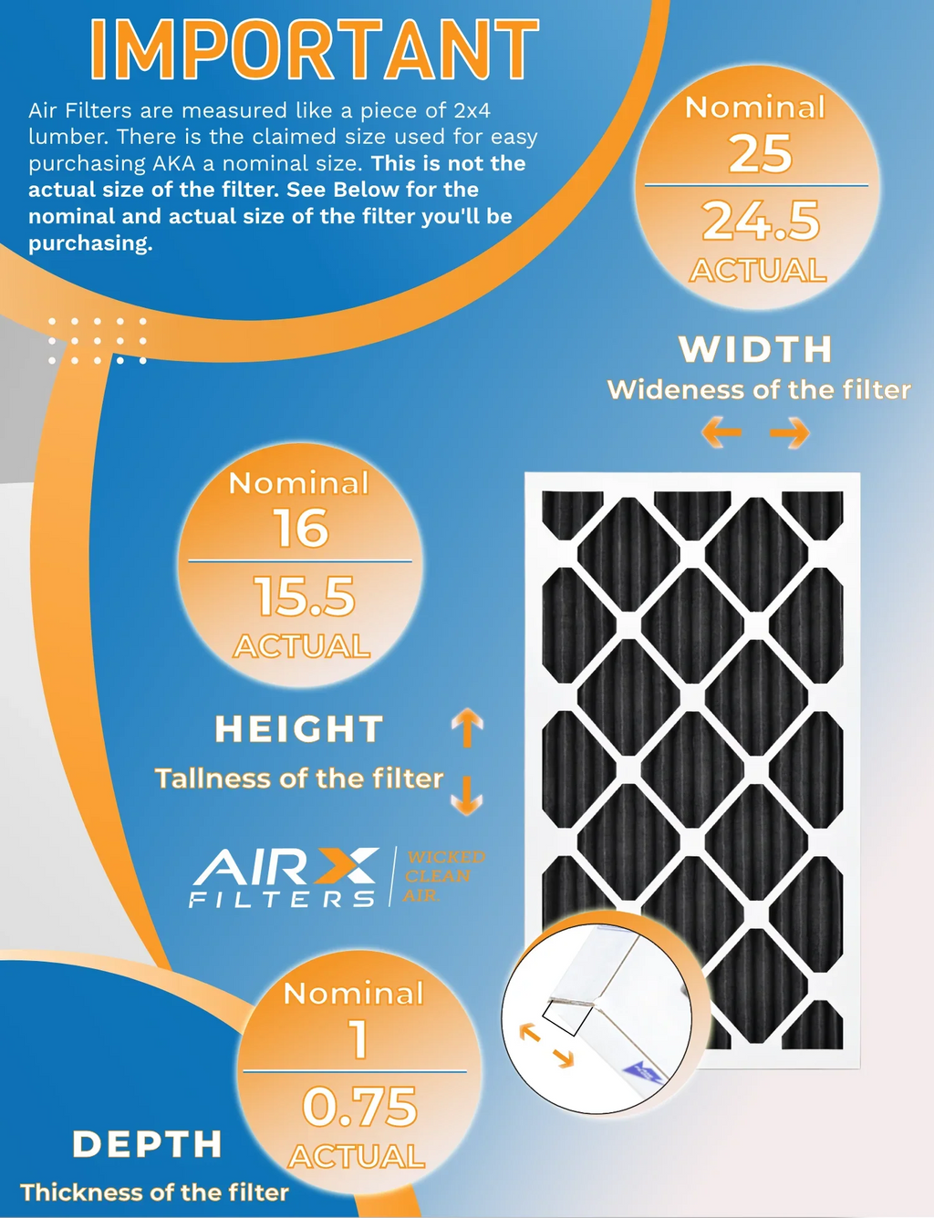 FPR in Rating, Air 12 Pack 5, AIRX Furnace USA of MPR Pet MERV 8 Filters AIR. Made Odor CLEAN Comparable Retention FILTERS 16x25x1 Filters - 700, to WICKED by Filter