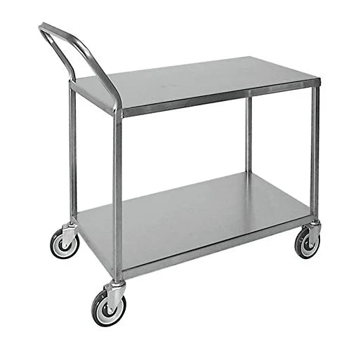 W x L Stainless 41" Handle Cart Stock - x 20" with Steel Loop 41" HUBERT® H